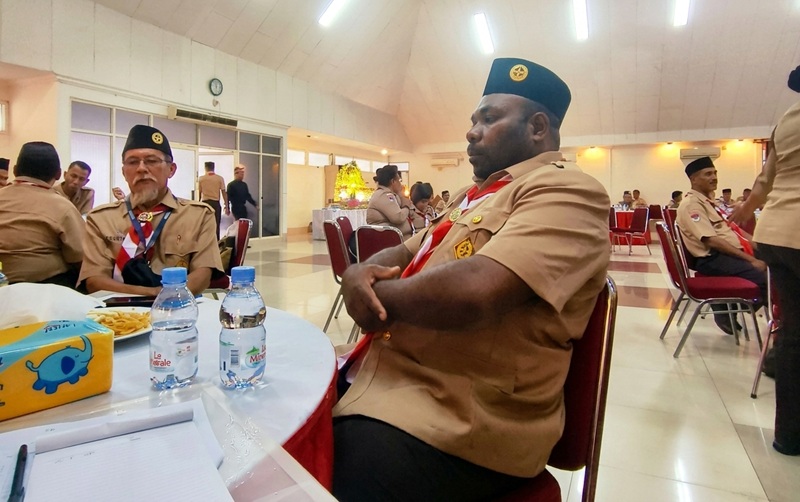 Perkuat Pembinaan Karakter Muda, Wabup Kaimana Hadiri Kursus Orientasi Kepramukaan Kwarda Papua Barat di Cibubur