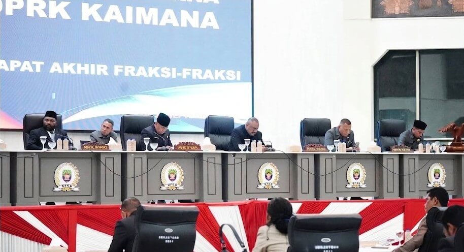 Akhir Paripurna DPRK, Wabup Kaimana Tegaskan Catatan Fraksi Jadi Perhatian Pemerintah