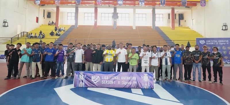Wabup Kaimana Buka Liga Futsal Angkatan Season I x Legacy 14,